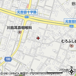 茨城県水戸市元吉田町1663-3周辺の地図