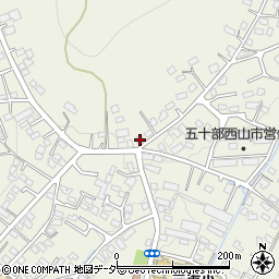 栃木県足利市五十部町1582-2周辺の地図