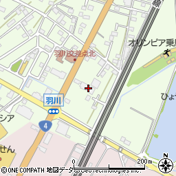 栃木県小山市羽川106周辺の地図