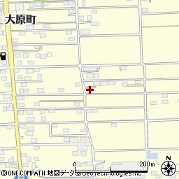 群馬県太田市大原町244-1周辺の地図