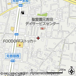 茨城県水戸市元吉田町1172-8周辺の地図