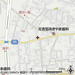 茨城県水戸市元吉田町966-1周辺の地図