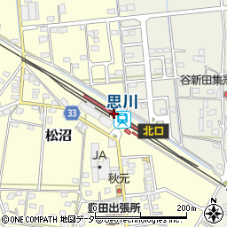 栃木県小山市周辺の地図