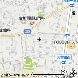 茨城県水戸市元吉田町1154-10周辺の地図