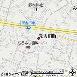 茨城県水戸市元吉田町2190周辺の地図