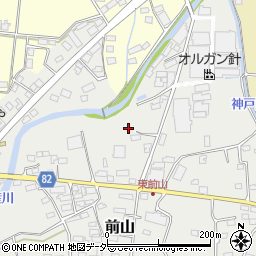 長野県上田市前山764周辺の地図