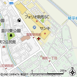 焼肉乃上州駒形店周辺の地図