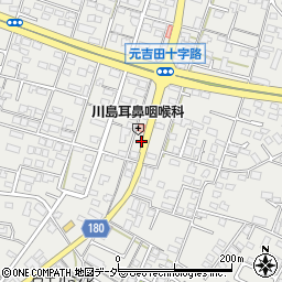 吉田局前周辺の地図