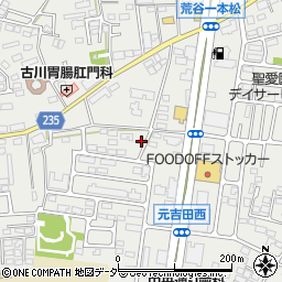 茨城県水戸市元吉田町1159周辺の地図