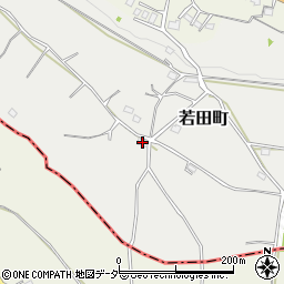 群馬県高崎市若田町627-1周辺の地図