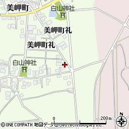 石川県加賀市美岬町礼64周辺の地図