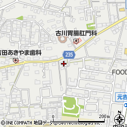 茨城県水戸市元吉田町1141周辺の地図