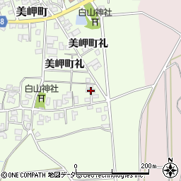 石川県加賀市美岬町礼63周辺の地図