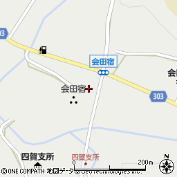 長野県松本市会田84周辺の地図