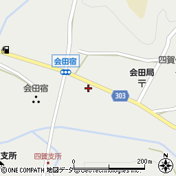 長野県松本市会田732周辺の地図