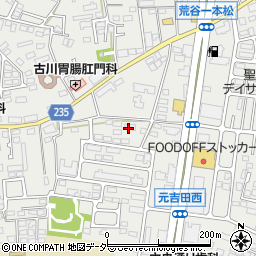 茨城県水戸市元吉田町1159-1周辺の地図