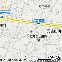 茨城県水戸市元吉田町2223-2周辺の地図