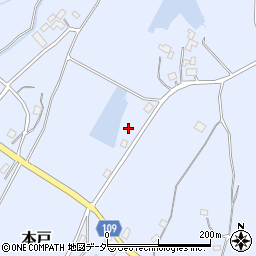 茨城県笠間市本戸2295周辺の地図