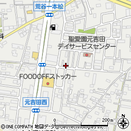 茨城県水戸市元吉田町901-1周辺の地図