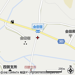 長野県松本市会田722周辺の地図