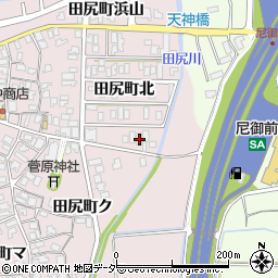 石川県加賀市田尻町北83周辺の地図