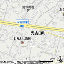 茨城県水戸市元吉田町2191周辺の地図