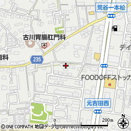茨城県水戸市元吉田町1156周辺の地図