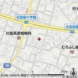 茨城県水戸市元吉田町1662-8周辺の地図