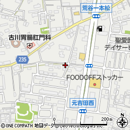 茨城県水戸市元吉田町1159-2周辺の地図