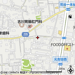 茨城県水戸市元吉田町1154-13周辺の地図