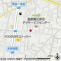茨城県水戸市元吉田町899周辺の地図