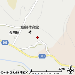 長野県松本市会田696周辺の地図