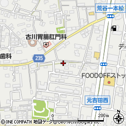 茨城県水戸市元吉田町1154-15周辺の地図
