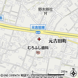 茨城県水戸市元吉田町2193-8周辺の地図