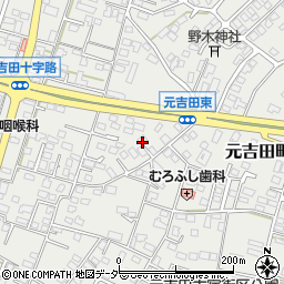 茨城県水戸市元吉田町2223-3周辺の地図