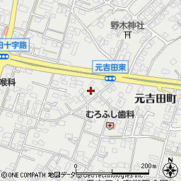 茨城県水戸市元吉田町2224周辺の地図