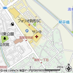 サンキ前橋山王店周辺の地図