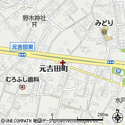 茨城県水戸市元吉田町2601周辺の地図