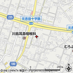 茨城県水戸市元吉田町1643-8周辺の地図