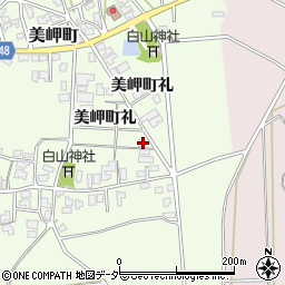 石川県加賀市美岬町礼44周辺の地図
