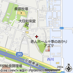 群馬県伊勢崎市上田町133-5周辺の地図