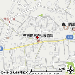 茨城県水戸市元吉田町935-5周辺の地図