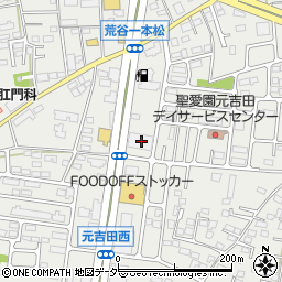 茨城県水戸市元吉田町903-5周辺の地図