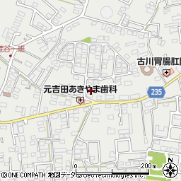 茨城県水戸市元吉田町935-8周辺の地図