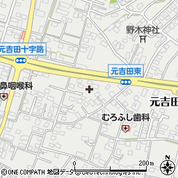 茨城県水戸市元吉田町2237-1周辺の地図