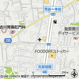 茨城県水戸市元吉田町906-1周辺の地図