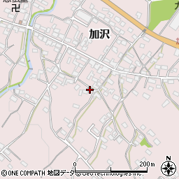 長野県東御市加沢周辺の地図
