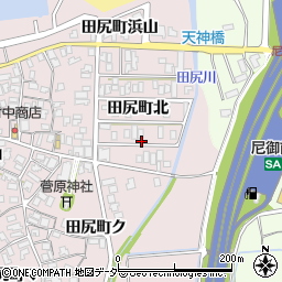 石川県加賀市田尻町北67周辺の地図