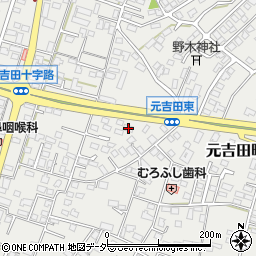茨城県水戸市元吉田町2238-1周辺の地図