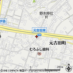 茨城県水戸市元吉田町2225周辺の地図